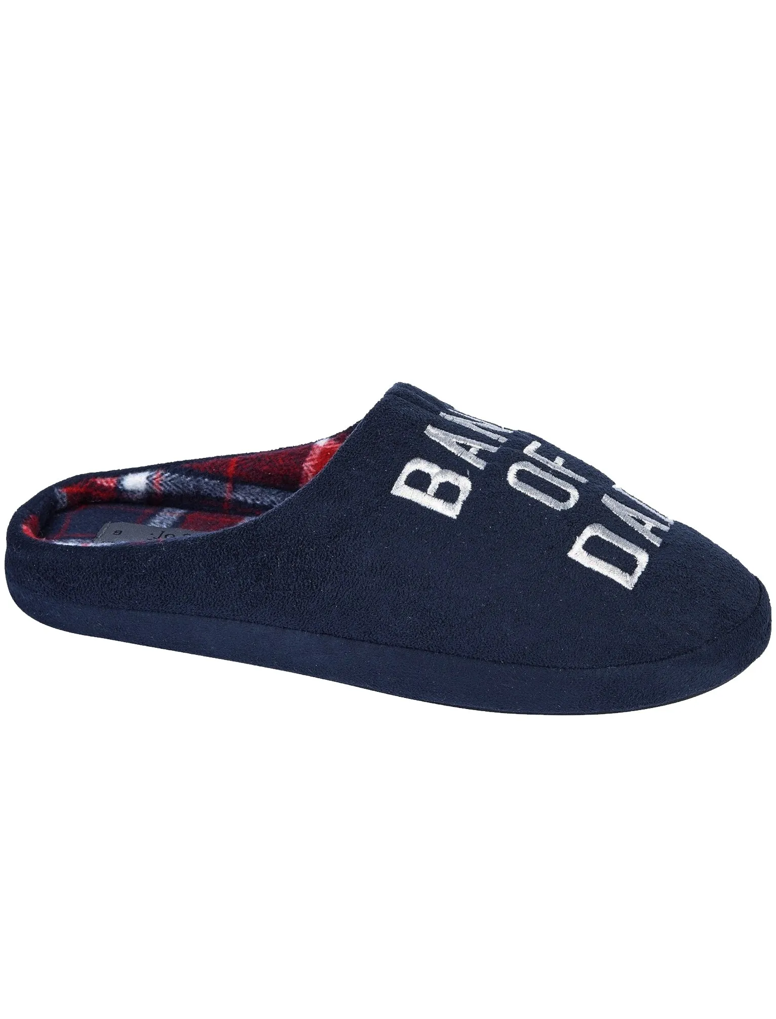 Bank Of Dad Novelty Slippers in Navy