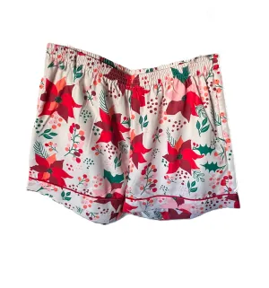 Clearance - Floral Holiday Pajama Short