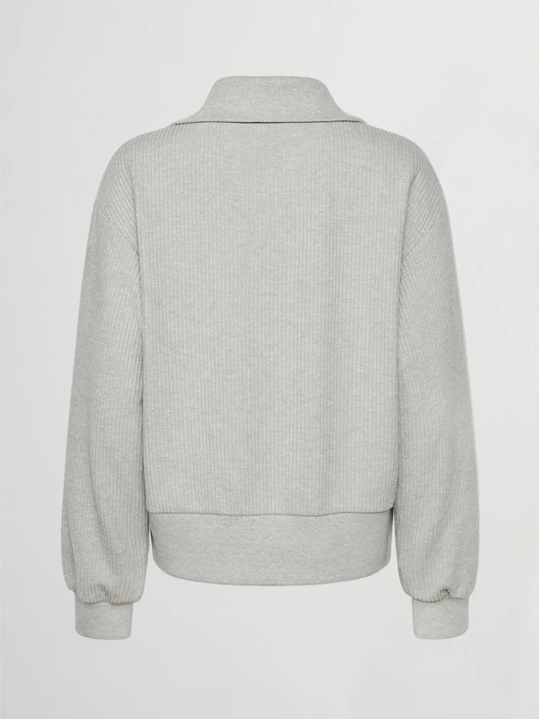 Cyrus Half Zip - Sage Heather Marl