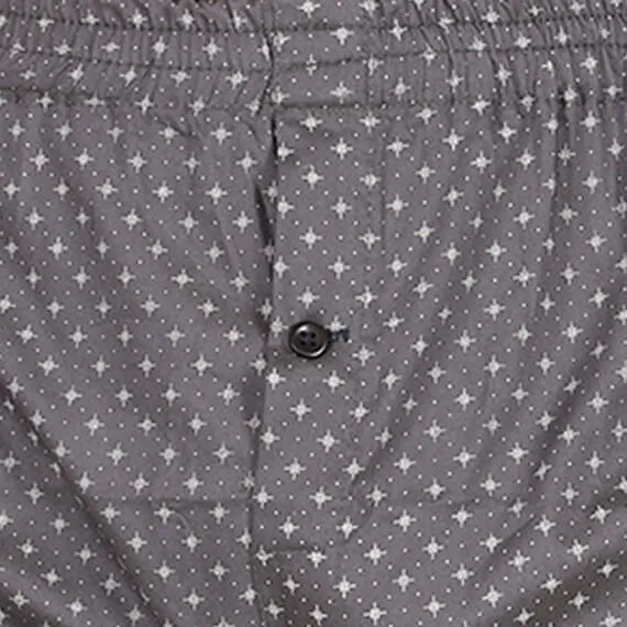 Dark Grey Red Dark Blue Dotted Boxer Combo