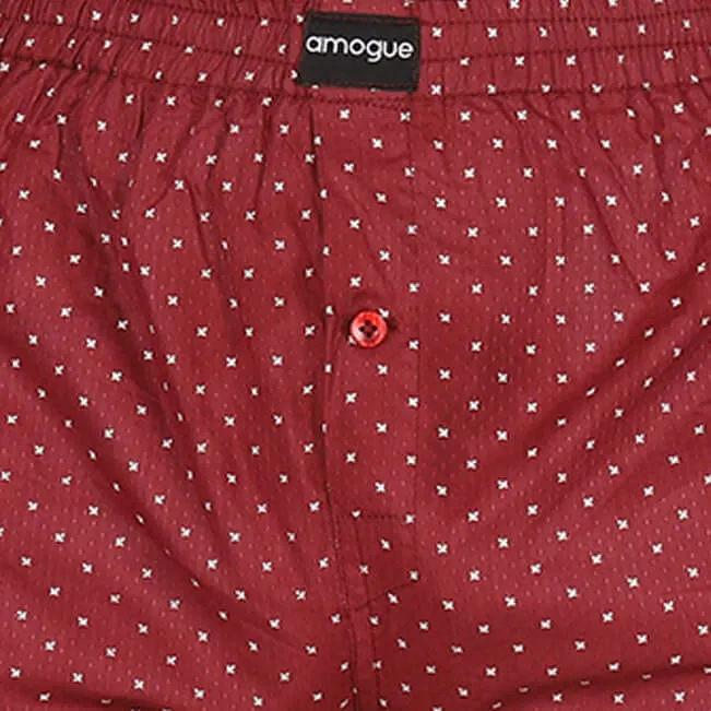 Dark Grey Red Dark Blue Dotted Boxer Combo