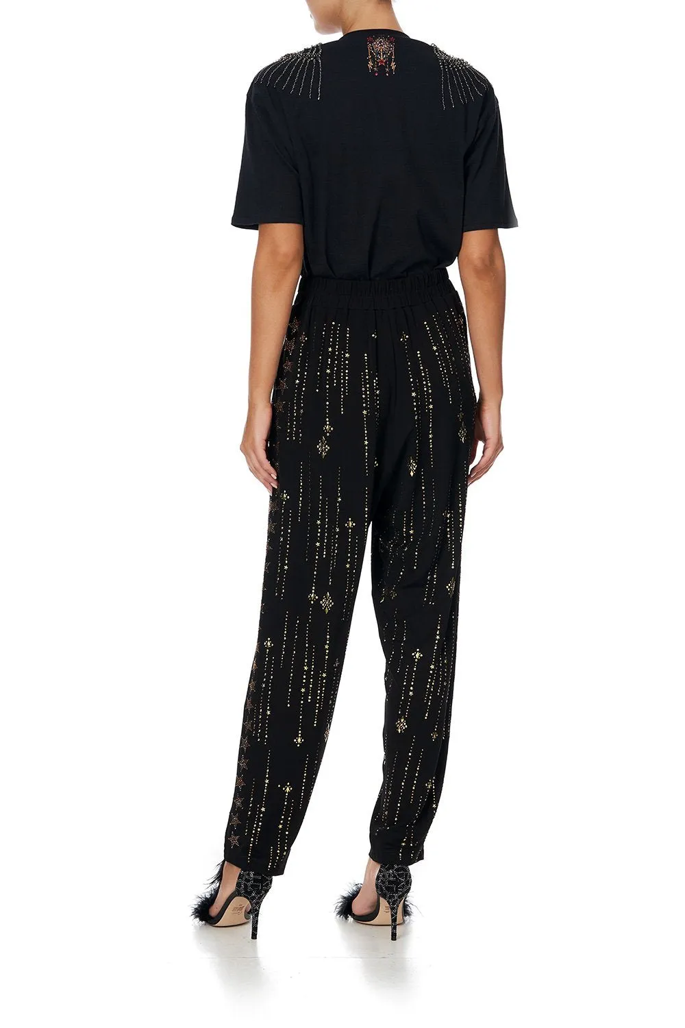 DRAWCORD RELAXED PANT LADY STARDUST