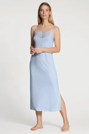 Elegant Dreams Nightdress Spagetti Straps Harmony Blue