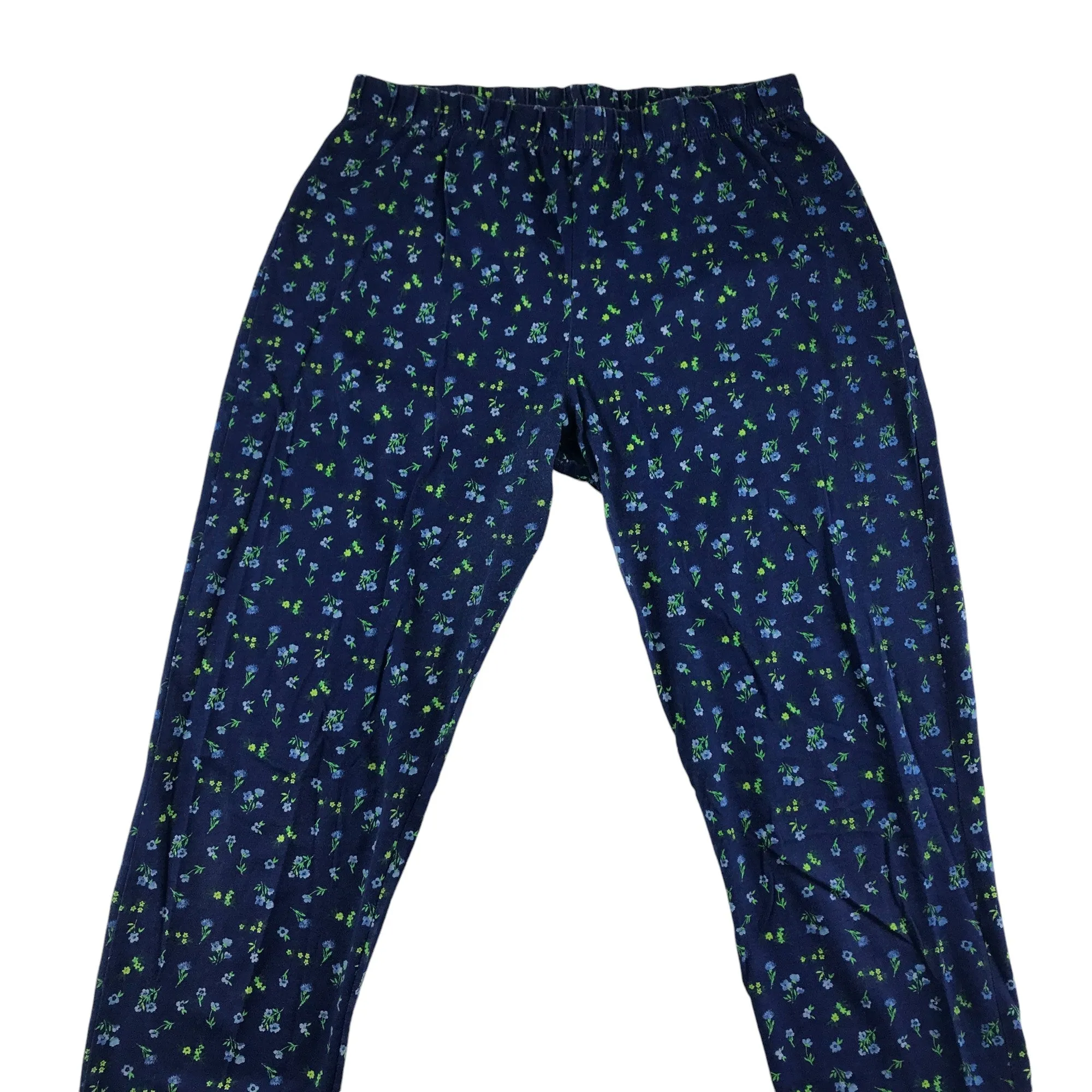 F&F pyjama set 13-14 years navy floral print cotton