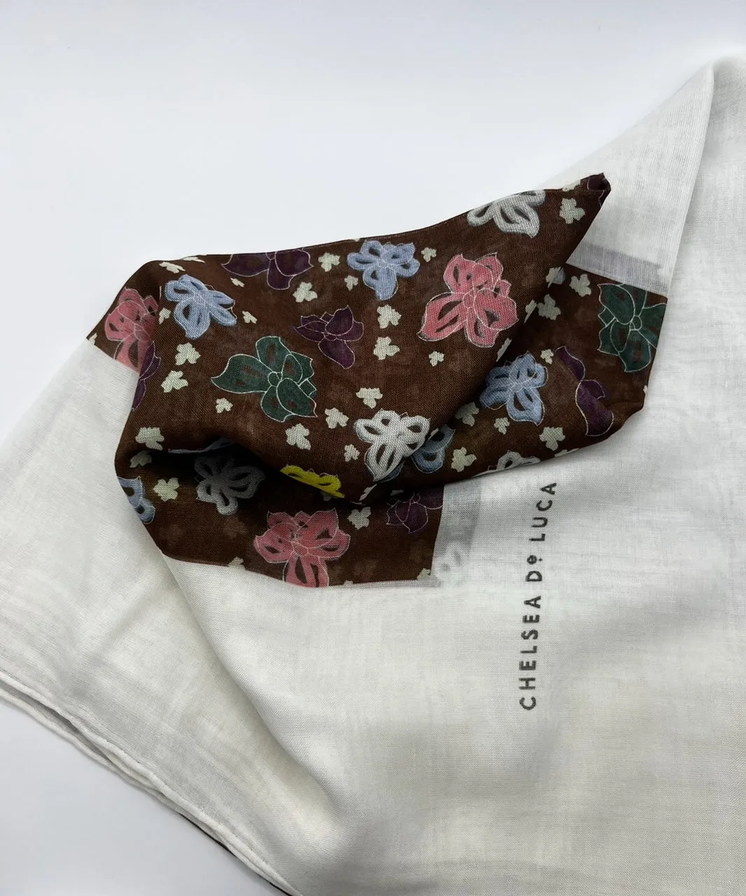 Floral Silk Blend Scarf