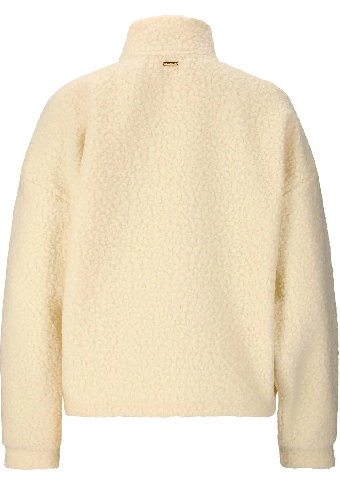 Florrie Sherpa Half Zip - Antique White