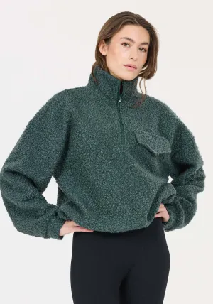 Florrie Sherpa Half Zip - Magical Forest