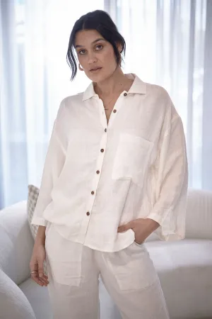 Fundamental Linen Shirt - Off White