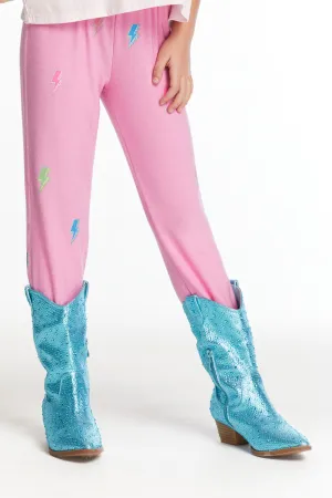 Glitter Bolts Girls Pant