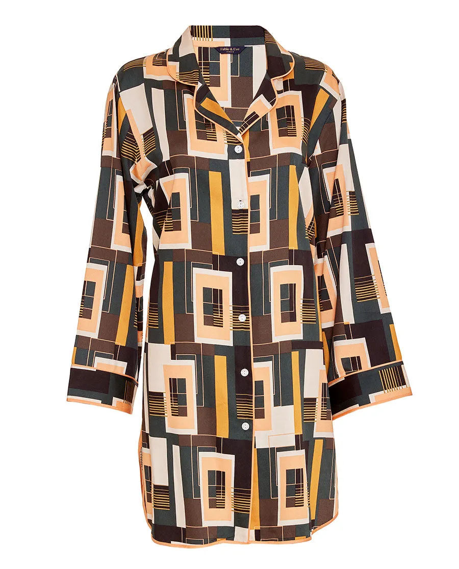 Hackney Tile Print Nightshirt