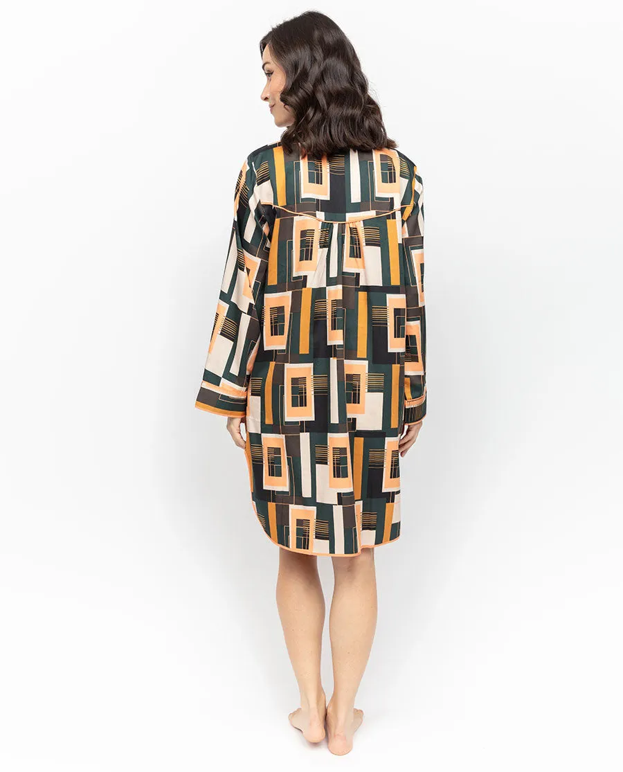 Hackney Tile Print Nightshirt