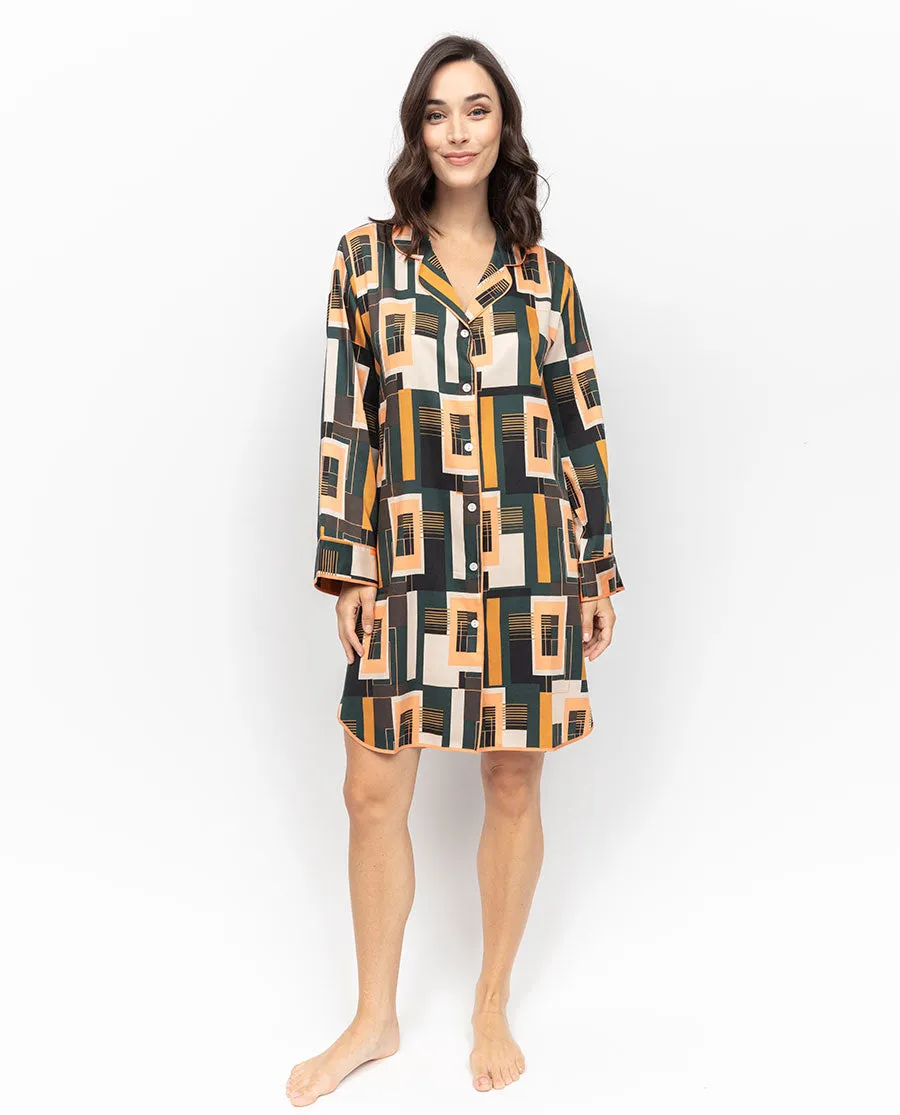 Hackney Tile Print Nightshirt