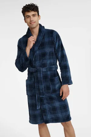 Henderson men's hoodless bathrobe