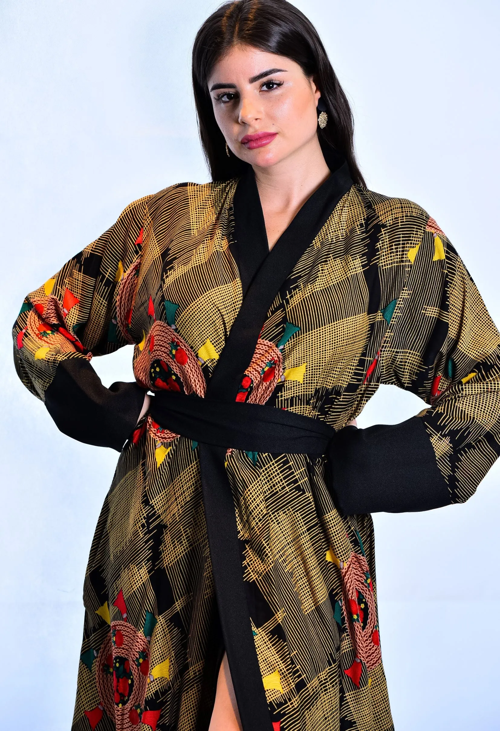 Inniria cotton kimono robe