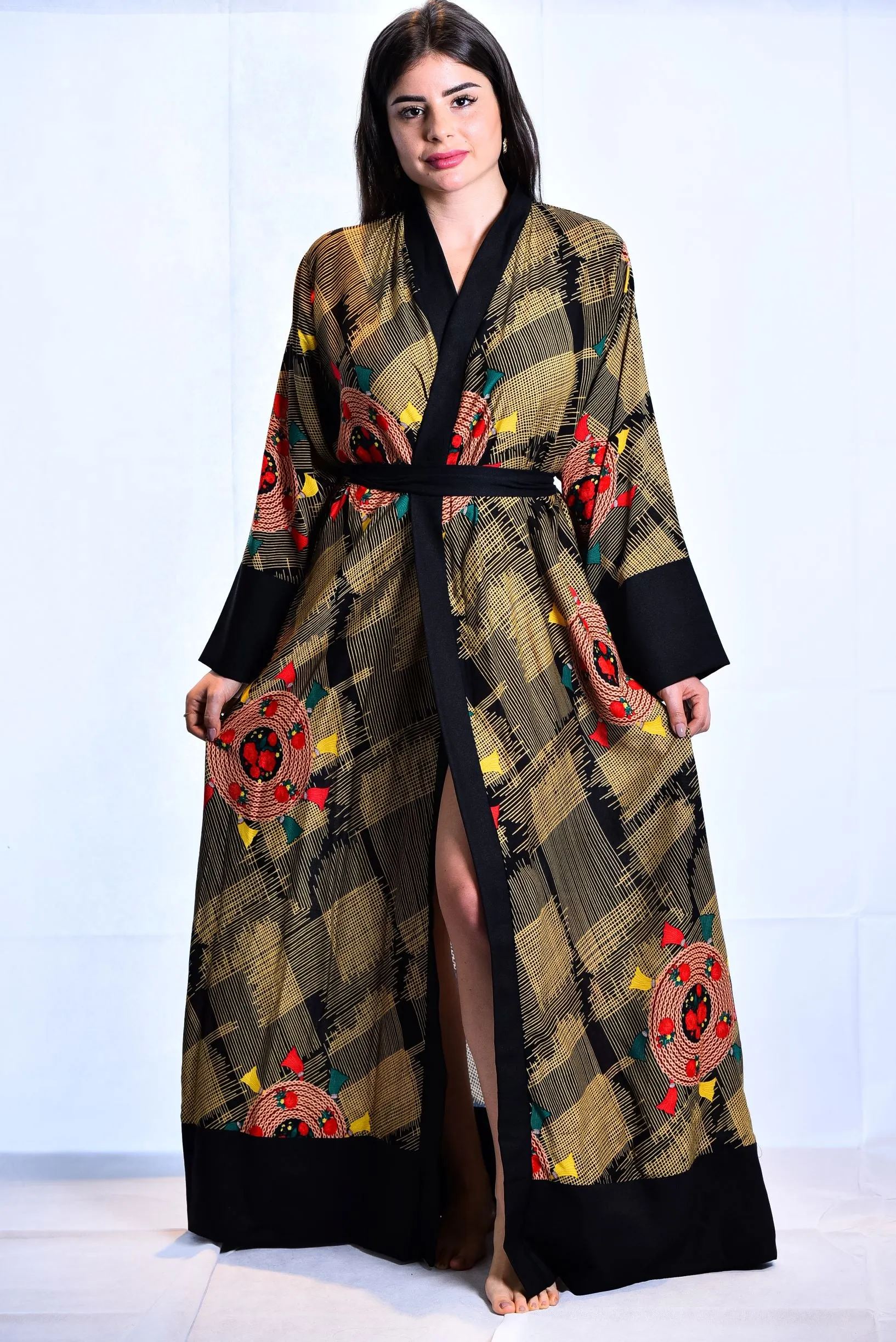 Inniria cotton kimono robe