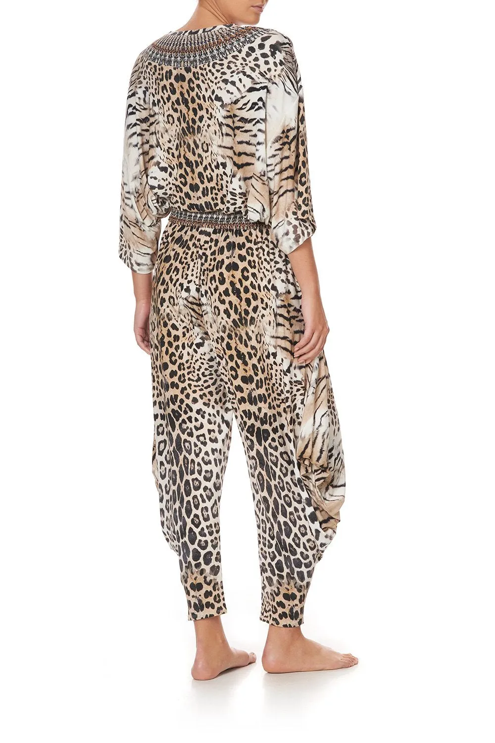 JERSEY DRAPE PANT WITH POCKET JAGUAR