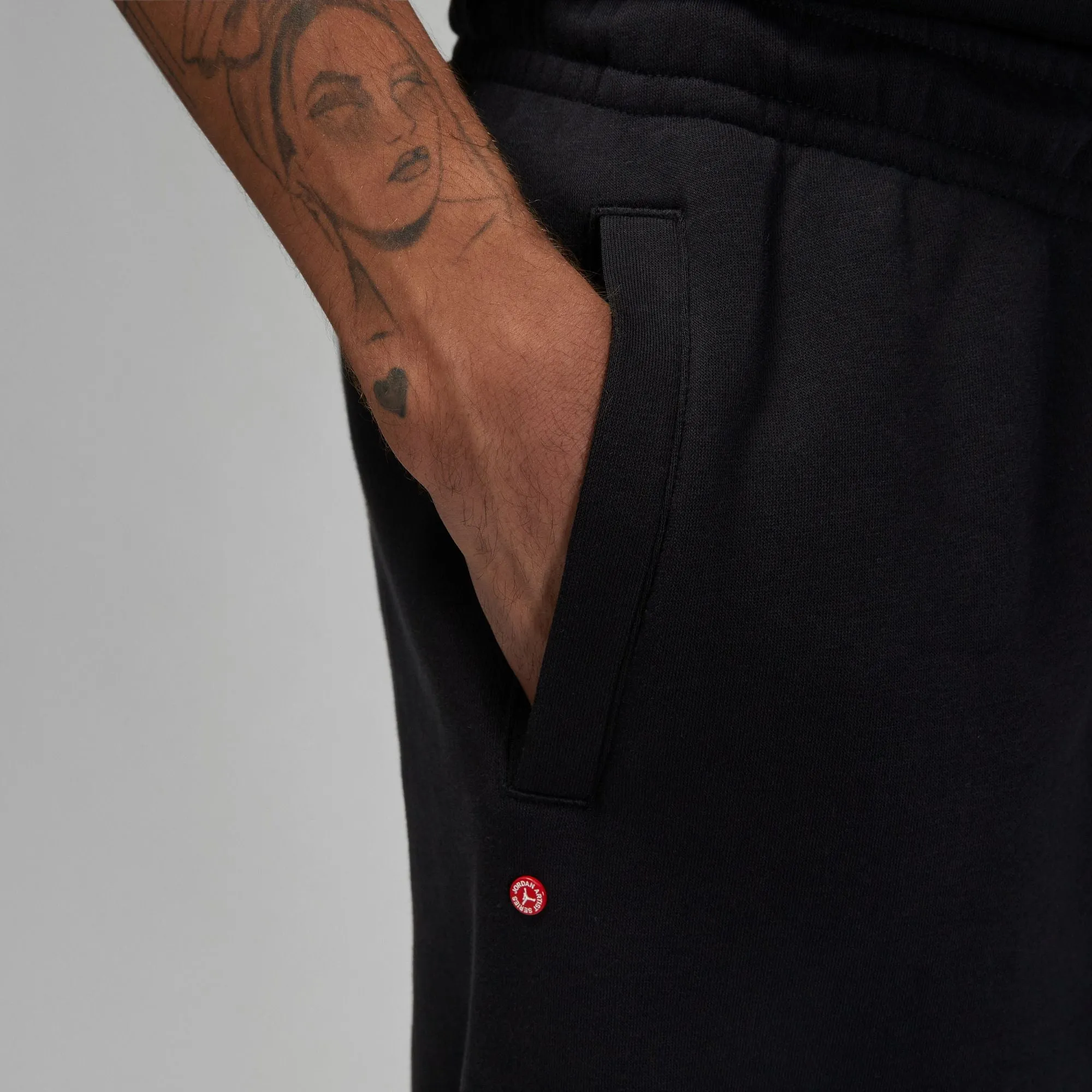 Jordan Flight Artist Series Fleece Pants (Black/University Red)