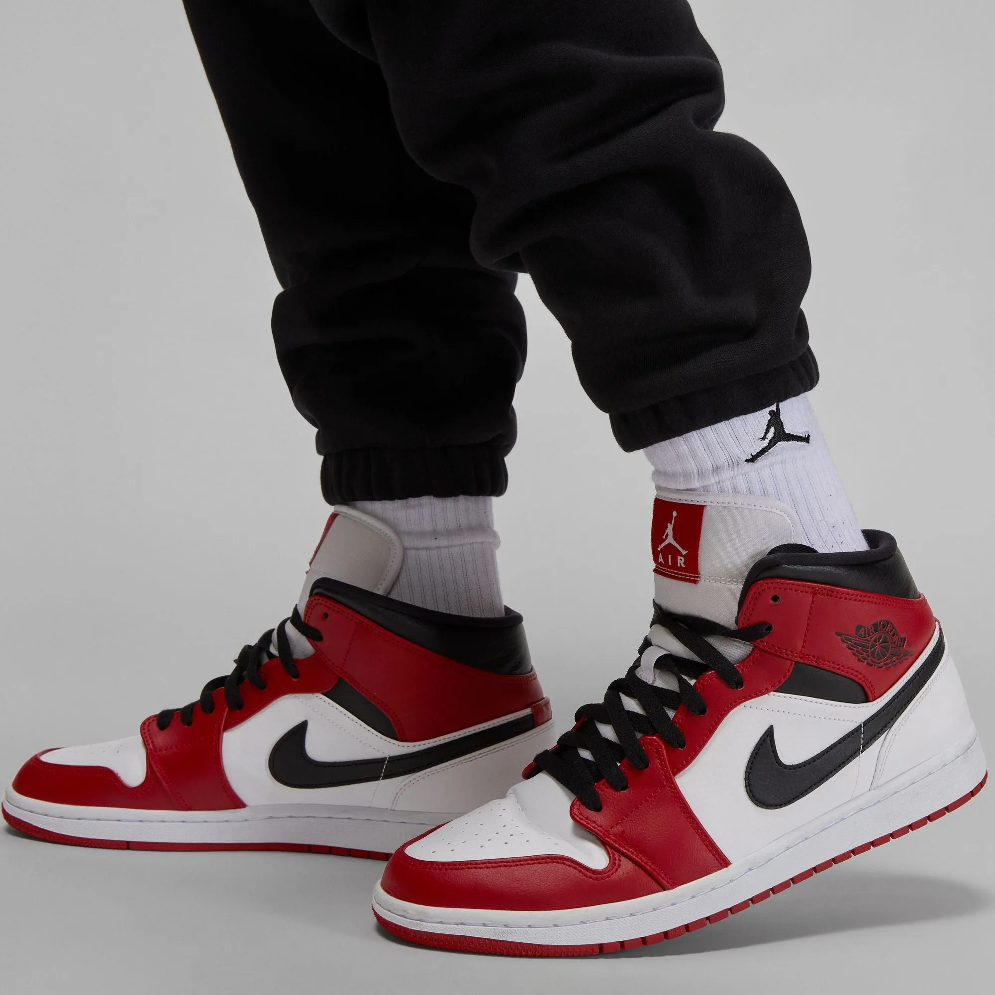 Jordan Flight Artist Series Fleece Pants (Black/University Red)