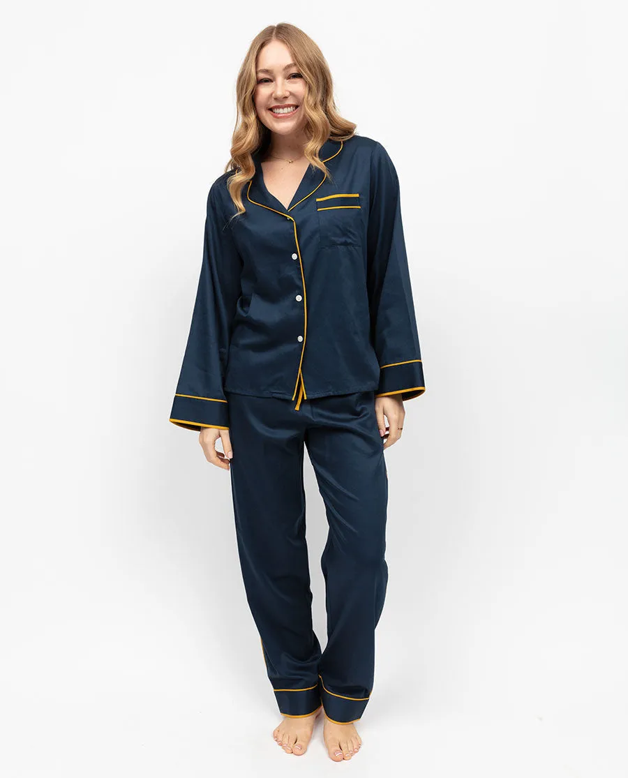 Knightsbridge Navy Pyjama Set