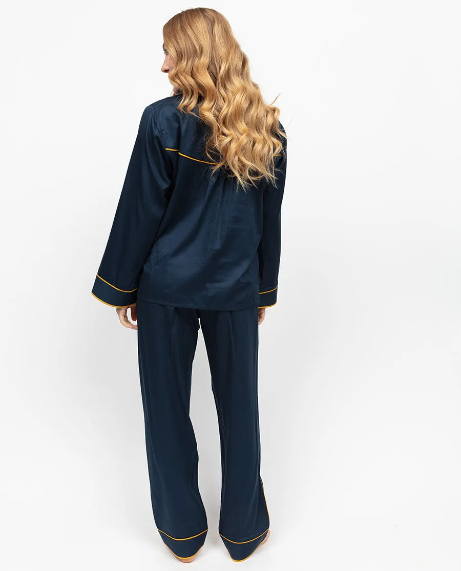 Knightsbridge Navy Pyjama Set