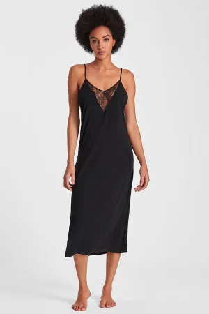 Lazy Days Long Nightie Black