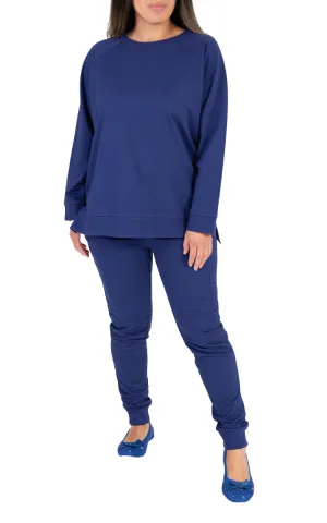 Love and Lustre 100% Cotton Tracksuit in Navy LL721