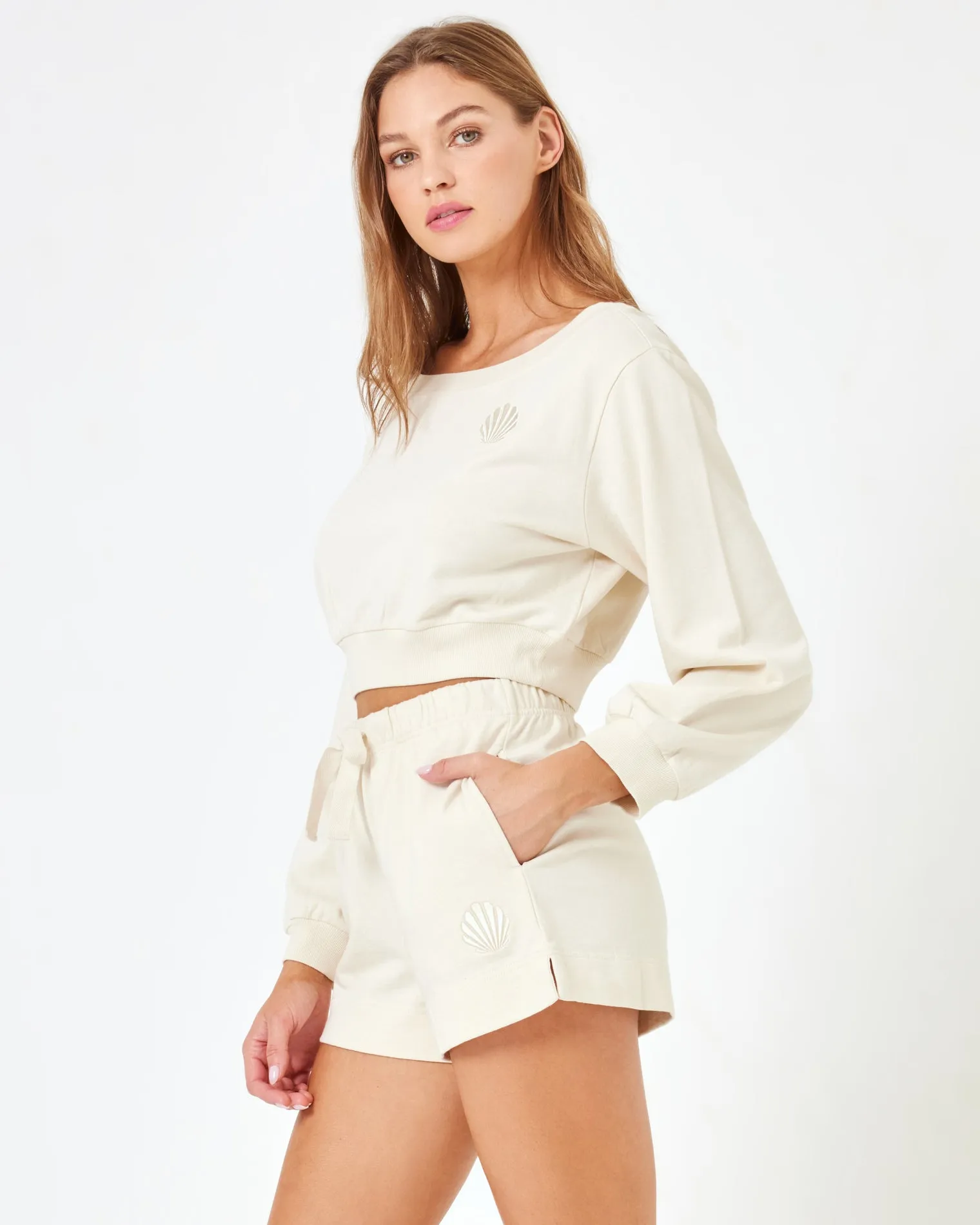 LSPACE X Anthropologie Solo Short - Cream