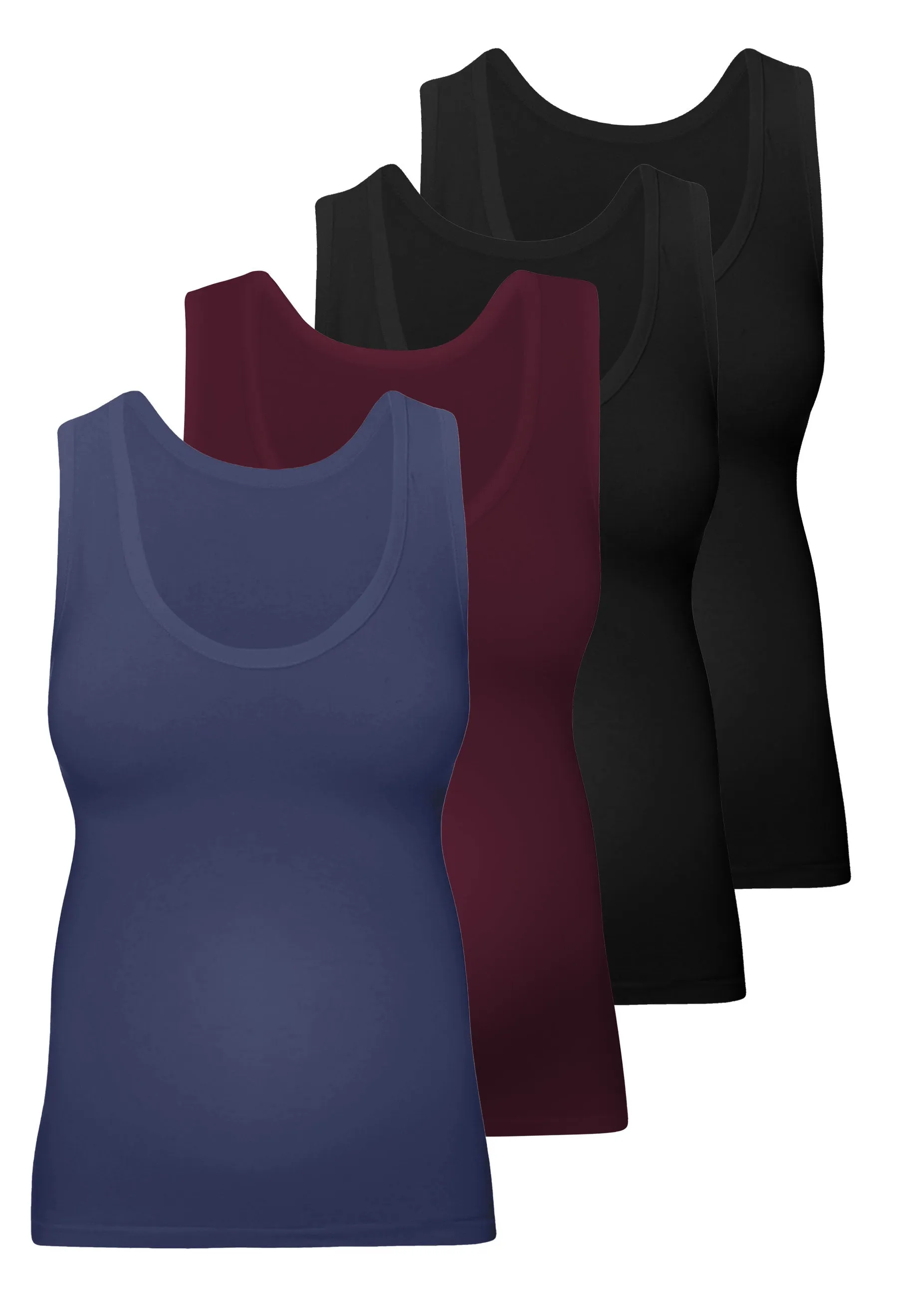 Maternity Bamboo Tank Top - 4 Pack