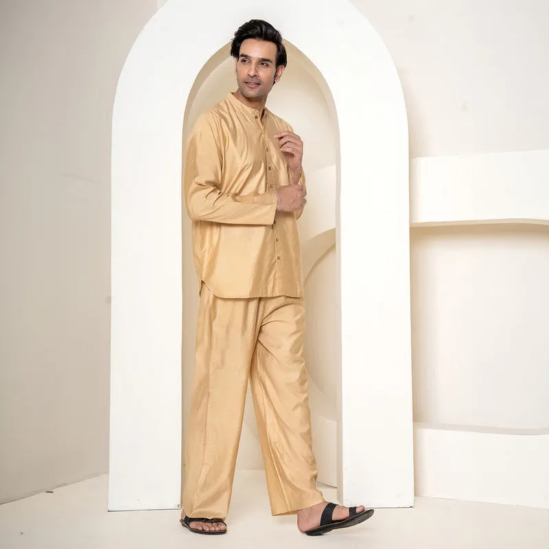 Men's Loungewear Set | Golden Brown | Azo-Free Dyed