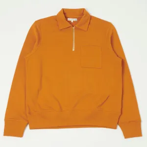 Merz b. Schwanen 342Z Half Zip Sweatshirt - Desert Sun