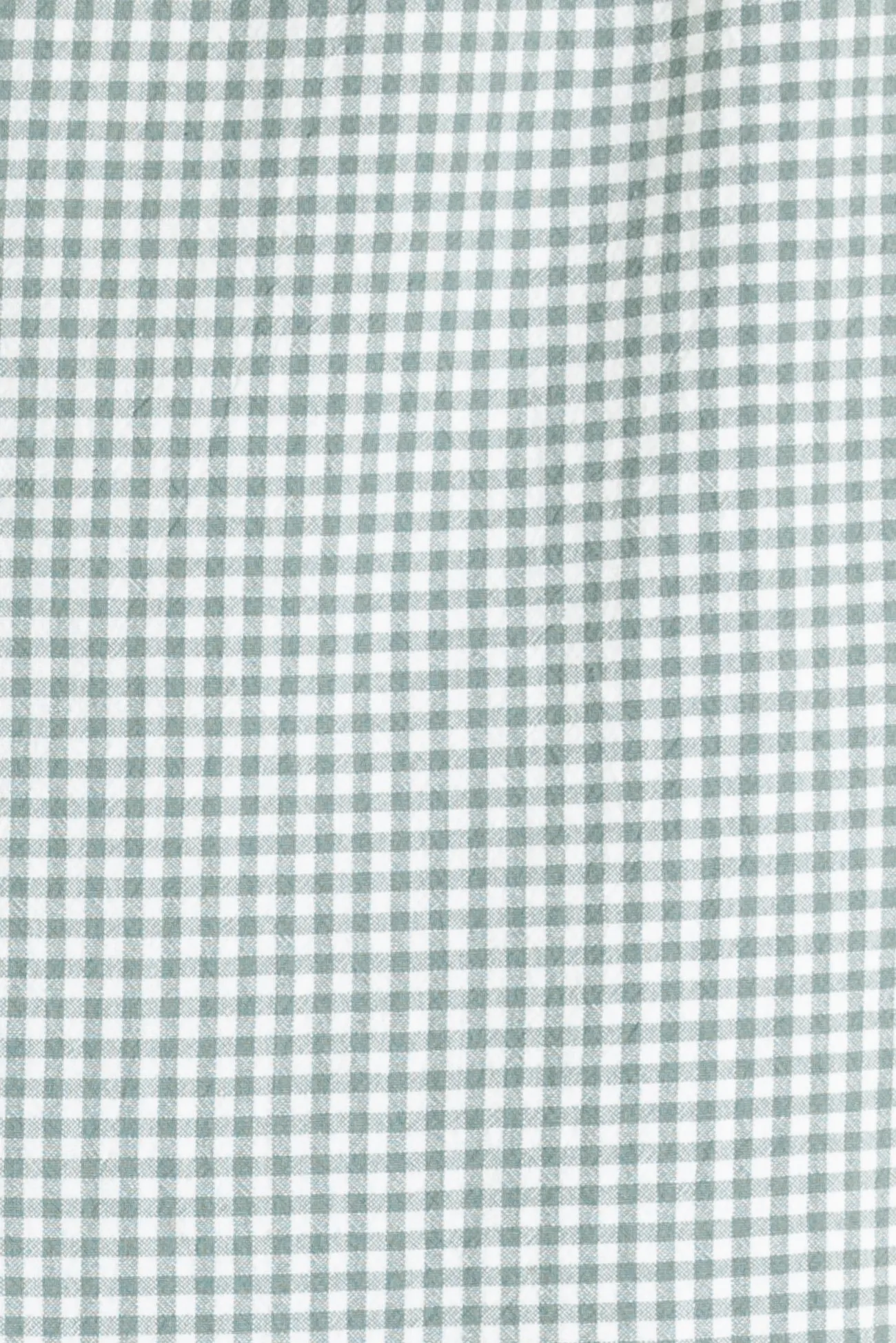 Minty Checks Organic Cotton Woven