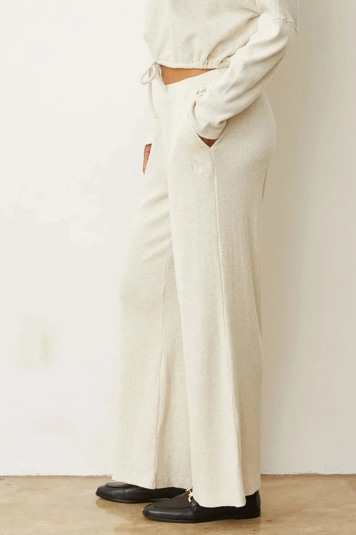 Monrow Brushed Rib Pant