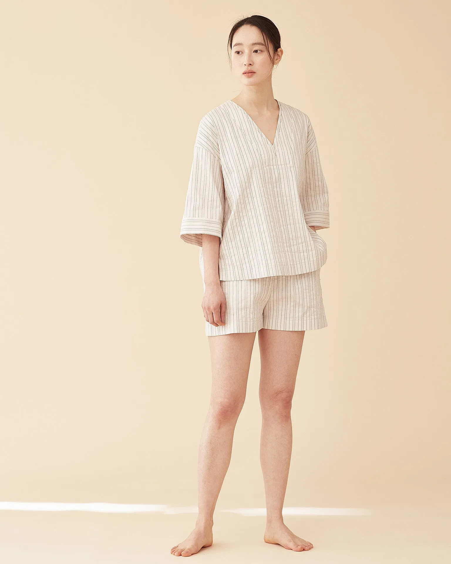 Mori Stripe Shorts