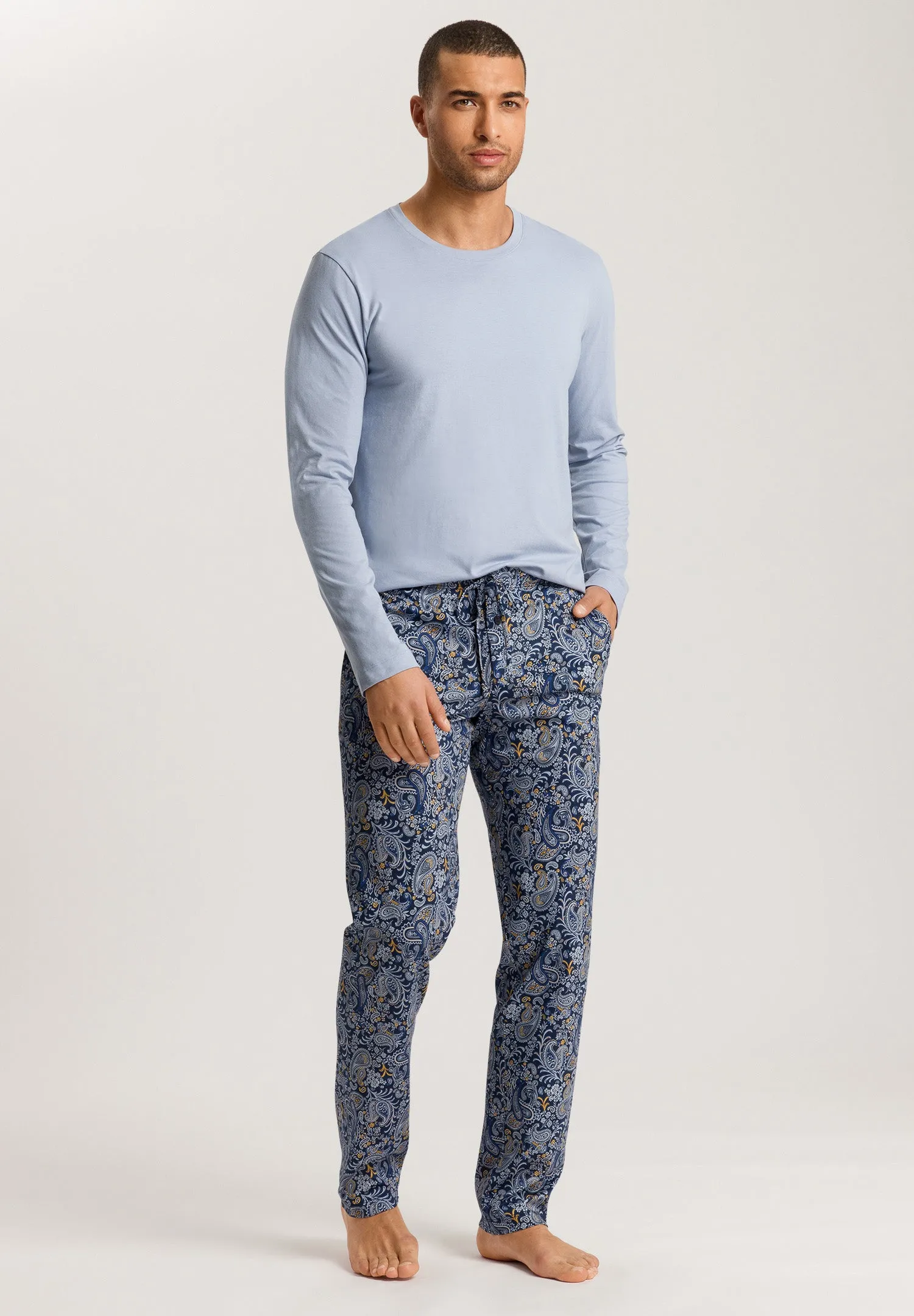 Night And Day Cotton Drawstring Pajama Pants | Aquarelle Paisley 75216-2884