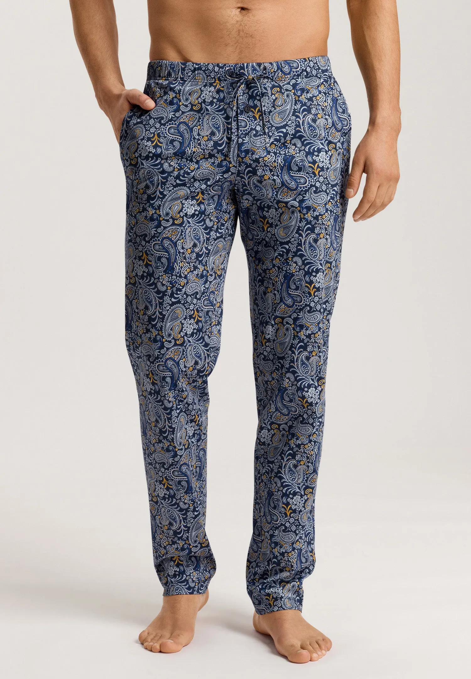 Night And Day Cotton Drawstring Pajama Pants | Aquarelle Paisley 75216-2884