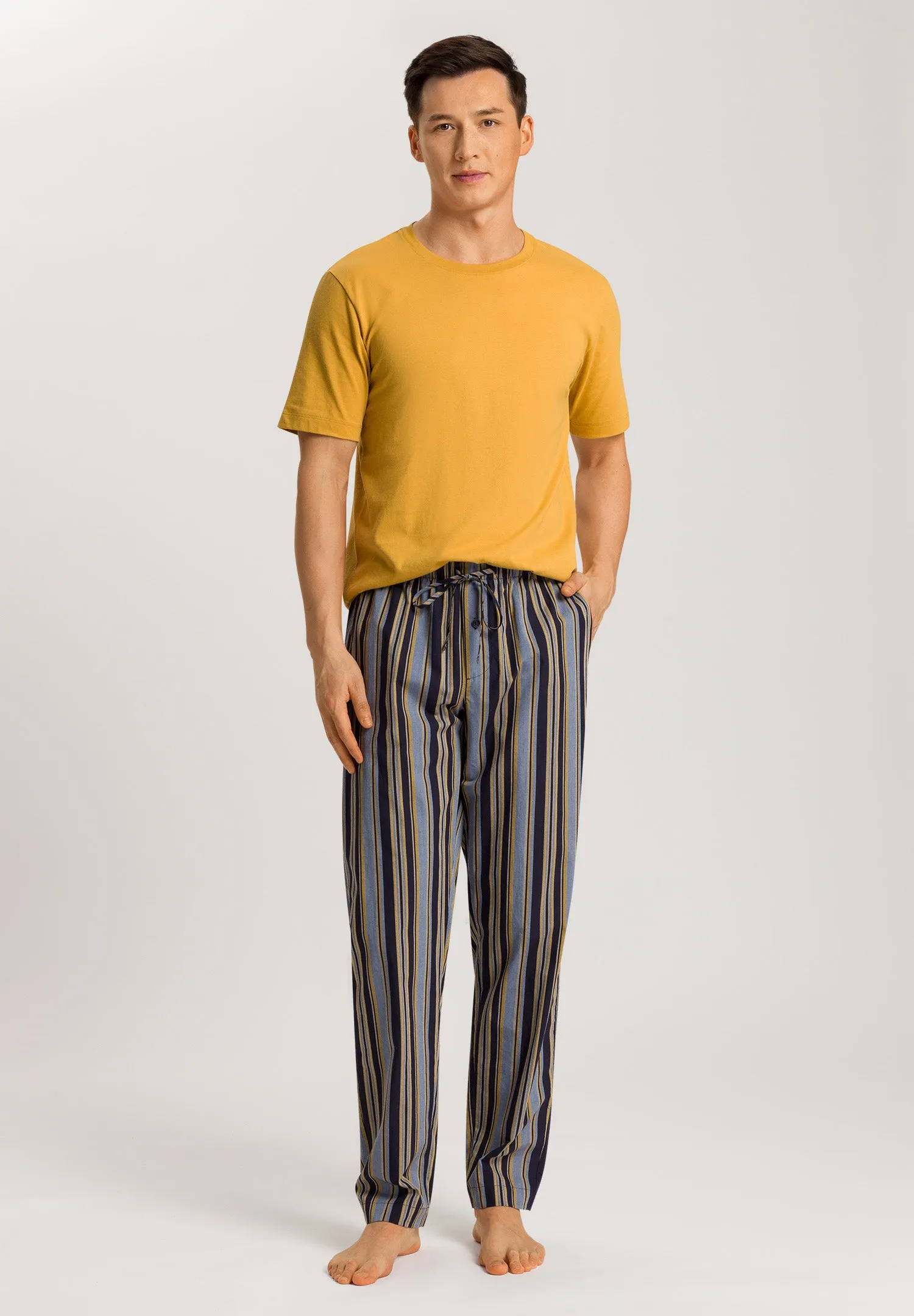 Night And Day Cotton Woven Pajama Pants | Ocean Stripe 75114-2886