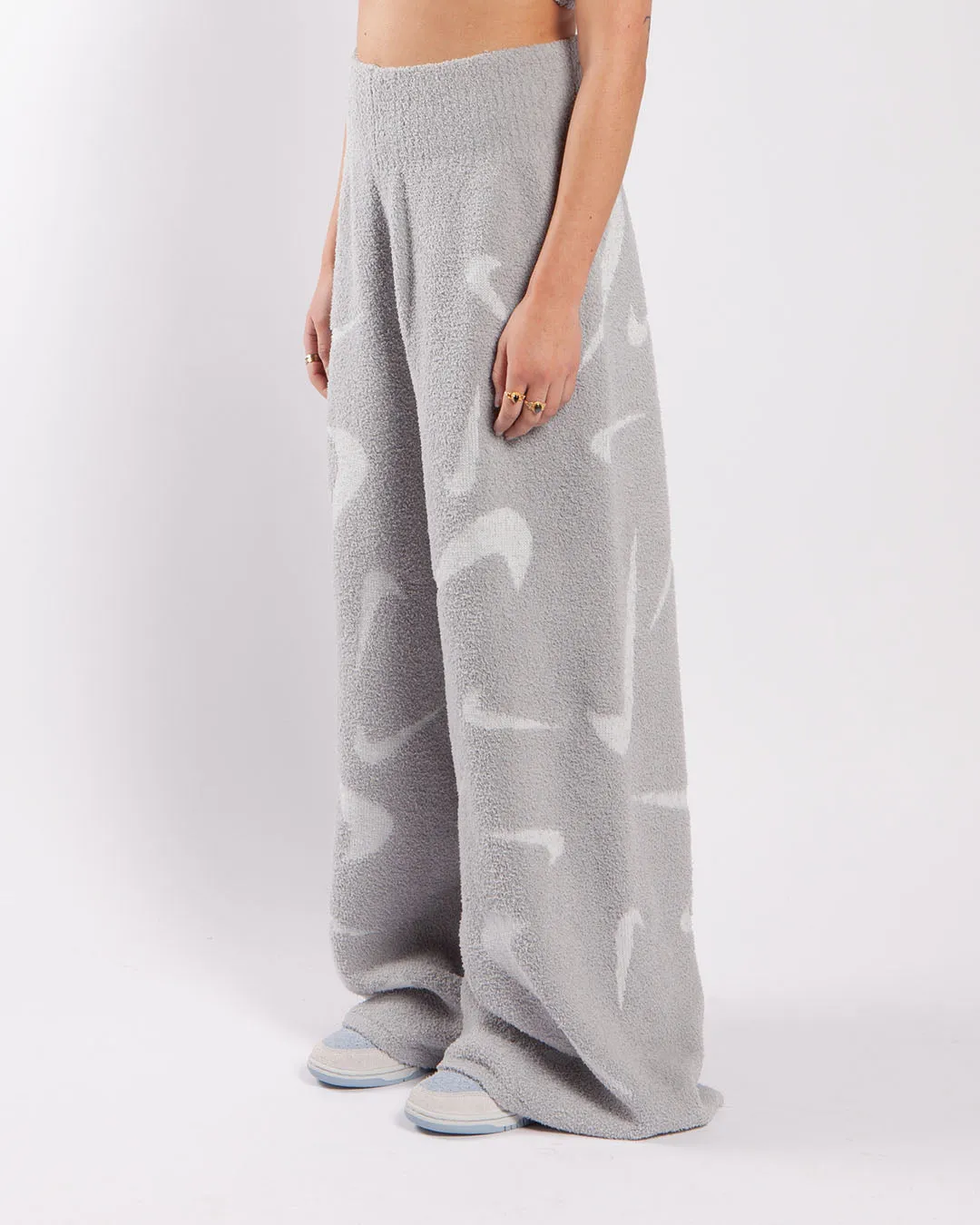 Nike Phoenix Cozy Bouclé Knit Pants LT Smoke Grey/Photon Dust