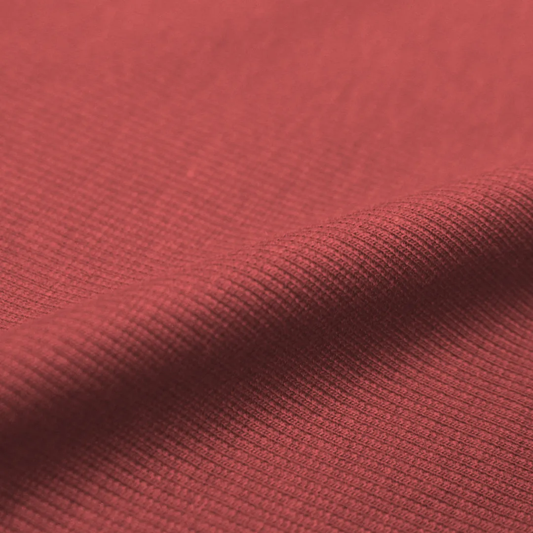 organic cotton rib knit - sienna