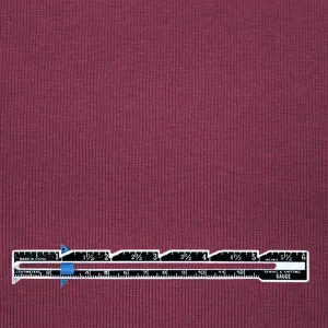 organic cotton rib knit - wine