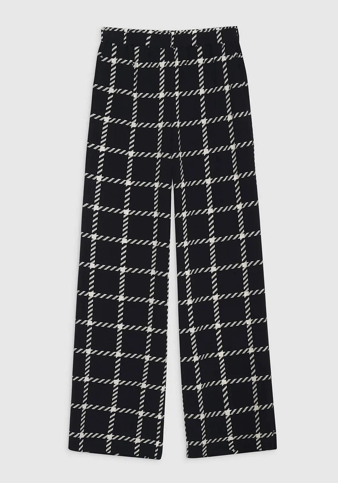 OWEN PANT BLACK AND WHITE PLAID