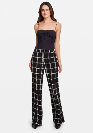 OWEN PANT BLACK AND WHITE PLAID