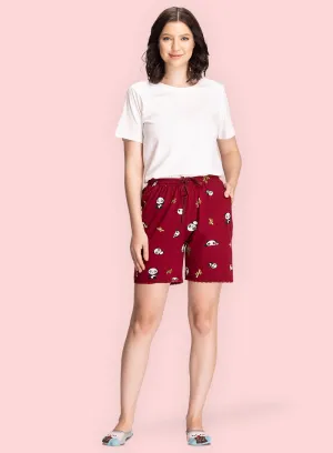 Panda Print Boxer Style Shorts (PBSHRT0004)