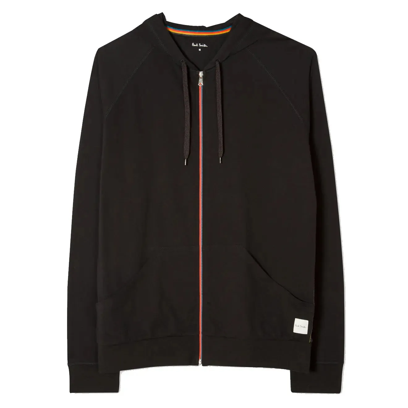 Paul Smith Tape Zip Hoodie Black