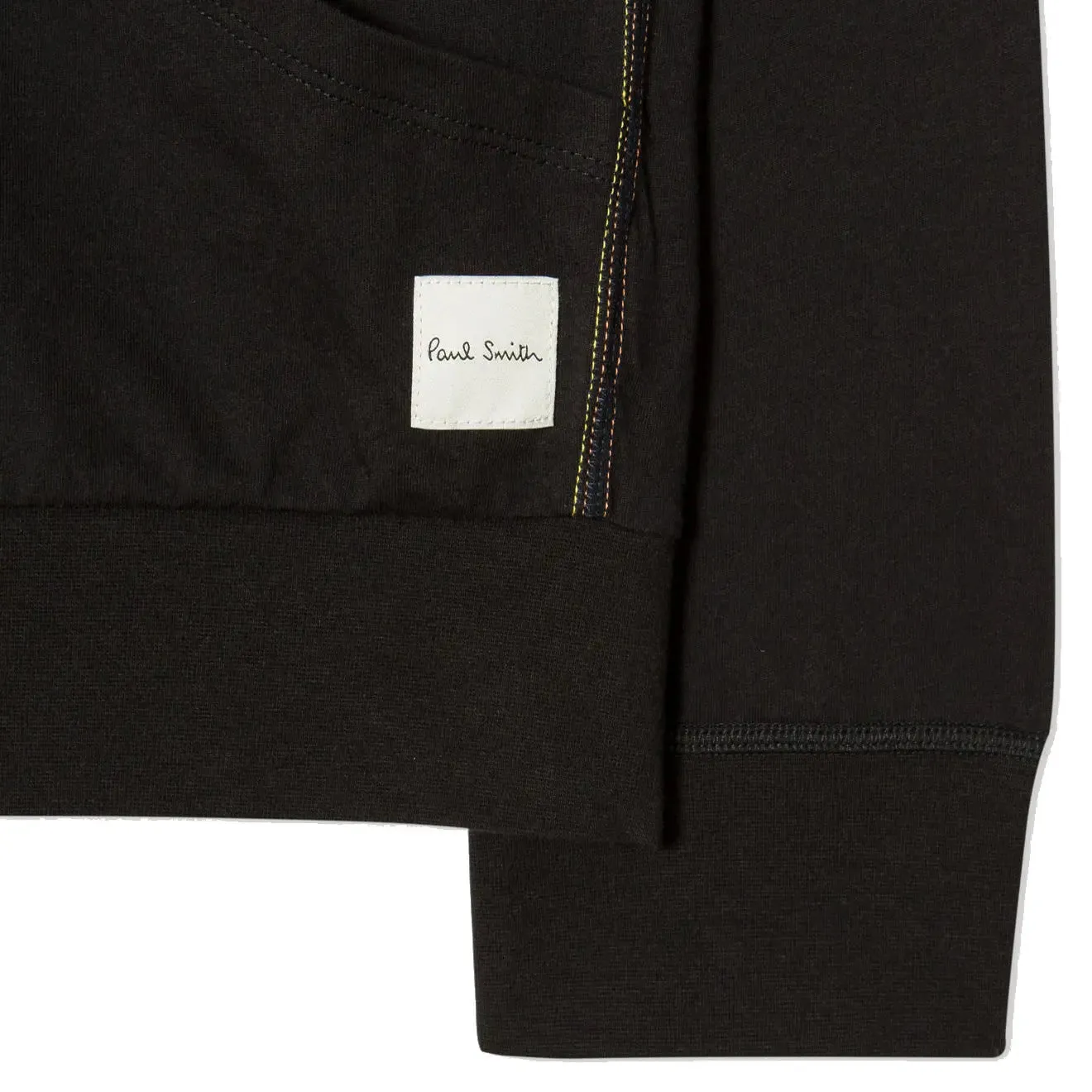 Paul Smith Tape Zip Hoodie Black