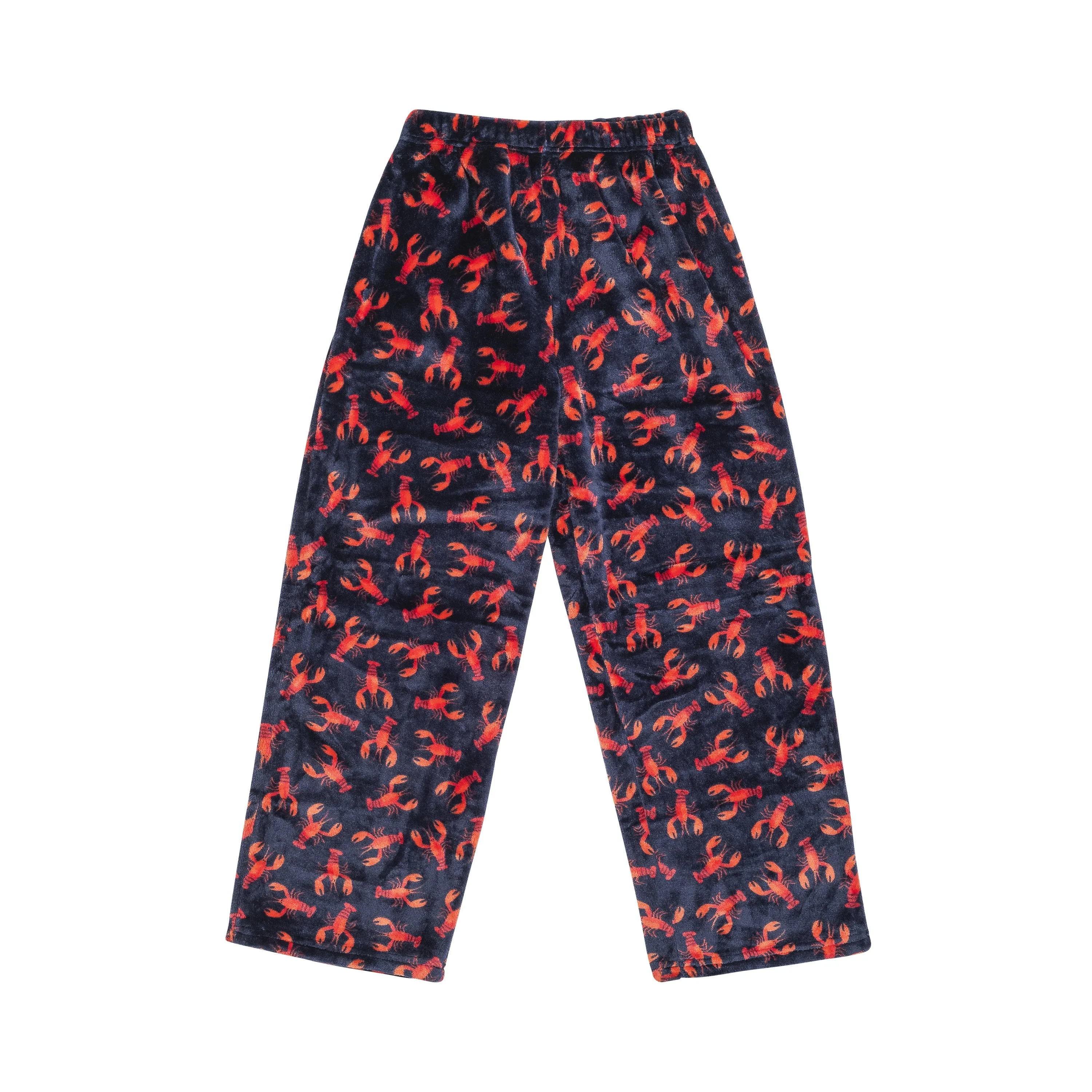 Plush Pants-Navy Lobsters