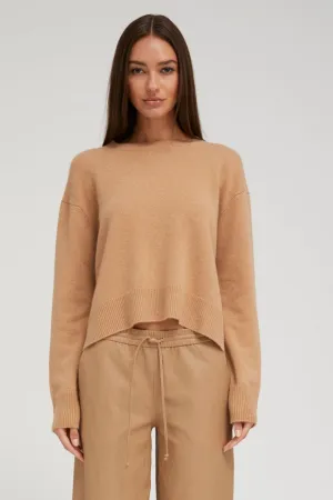 Praline Cashmere Boxy Sweater