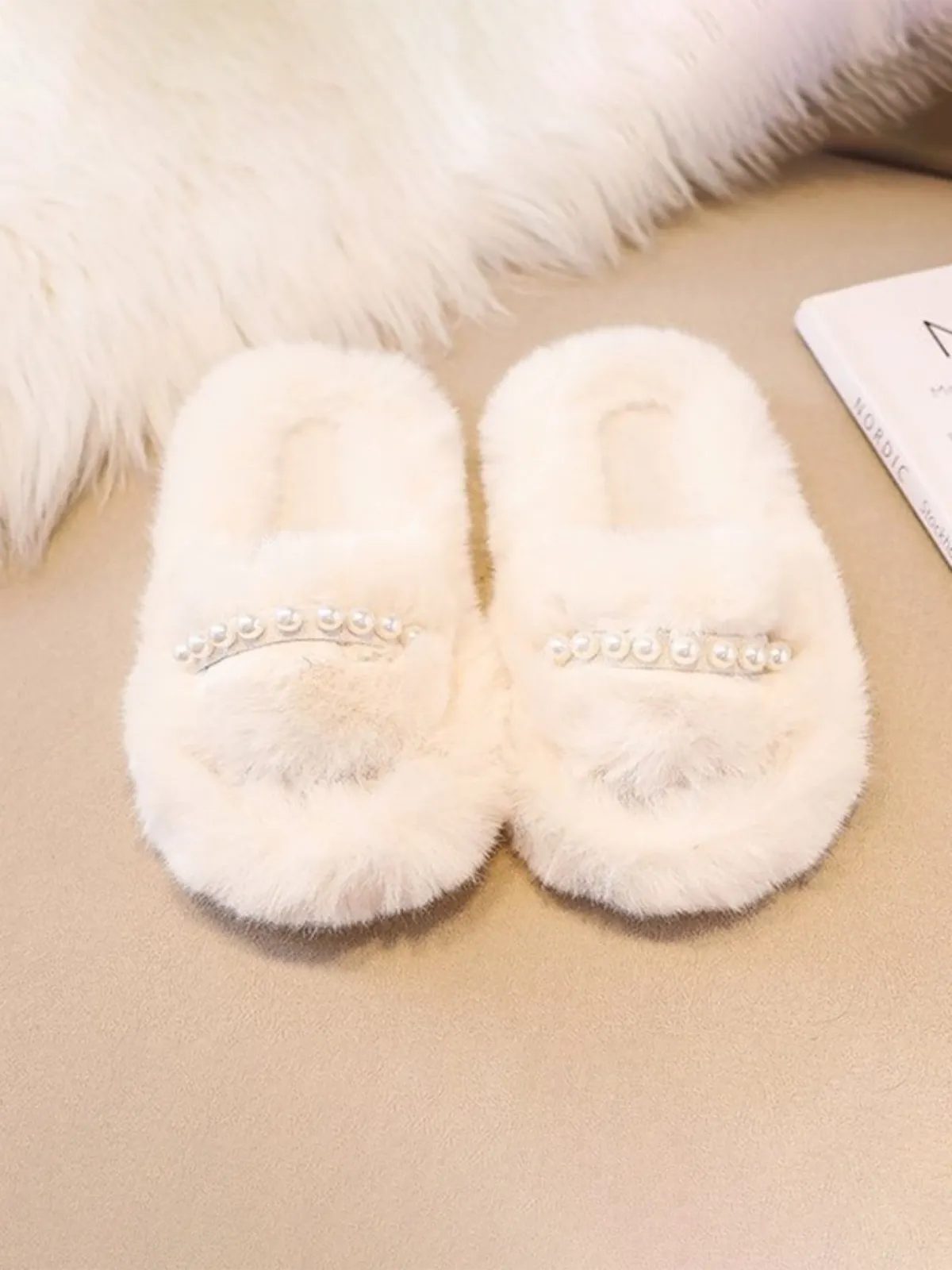 Preppy Pearl House Slippers