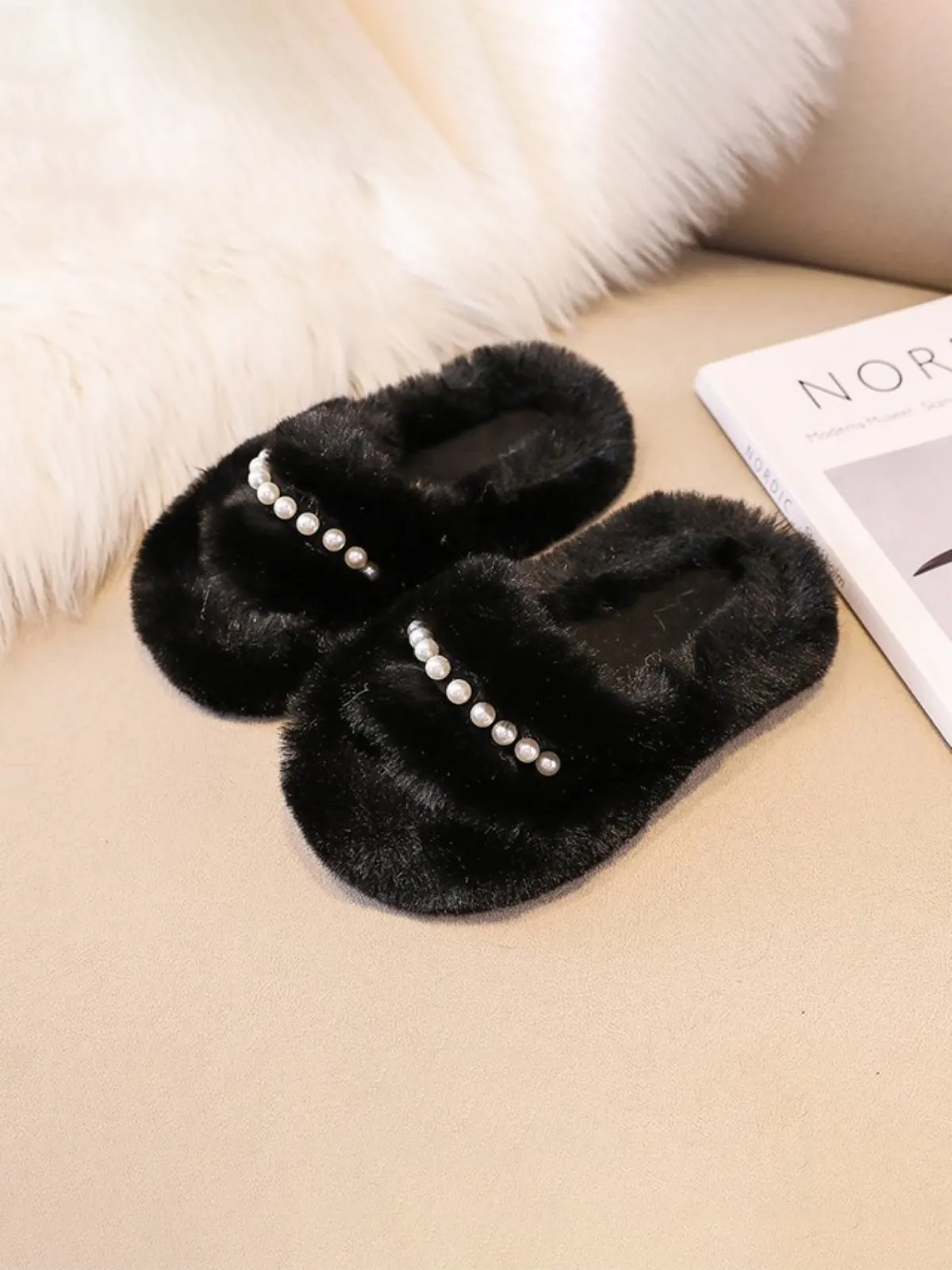 Preppy Pearl House Slippers