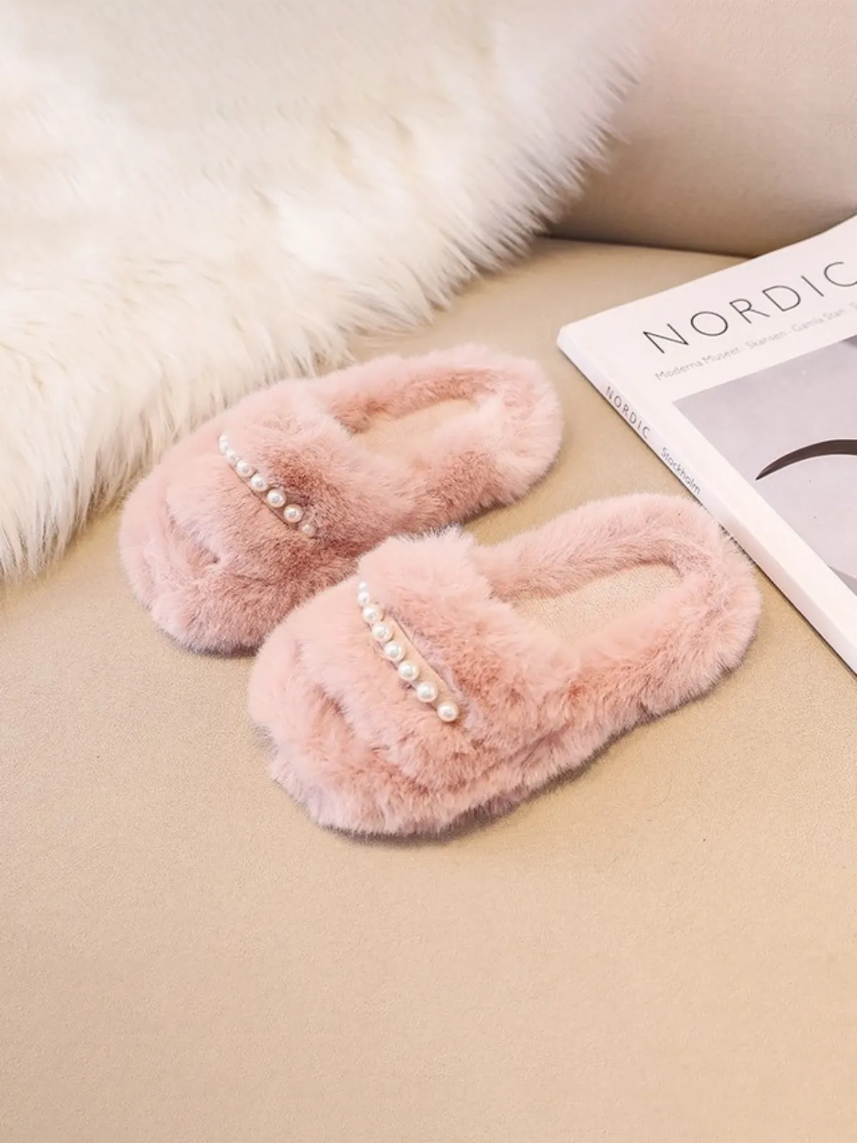 Preppy Pearl House Slippers