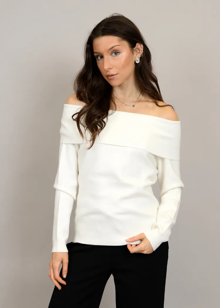 RD Style Angelique Pull Over- Winter White